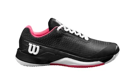 Încălțăminte de tenis pentru femei Wilson Rush Pro 4.0 W Clay Black/Hot Pink