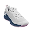 Încălțăminte de tenis pentru femei Wilson Rush Pro 4.5 Clay W White/Ensign Blue