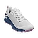 Încălțăminte de tenis pentru femei Wilson Rush Pro 4.5 Clay W White/Ensign Blue