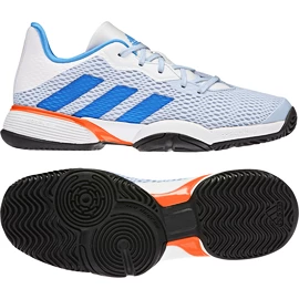 Încălțăminte de tenis pentru juniori adidas Barricade K Blue/White