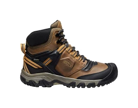 Încălțăminte outdoor pentru bărbați Keen Ridge Flex Mid Wp Bison/Golden Brown