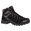 Încălțăminte outdoor pentru bărbați Salewa  MS Alp Mate Mid PTX Ombre Black Out/Fluo Orange  UK 8,5