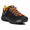 Încălțăminte outdoor pentru bărbați Salewa  MS WILDFIRE LEATHER Black/Fluo Orange