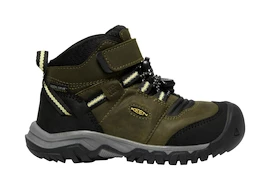 Încălțăminte outdoor pentru copii Keen Ridge Flex Mid Wp Dark Olive/Dusky Citron