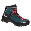 Încălțăminte outdoor pentru femei Salewa  WS MTN Trainer Mid GTX Atlantic Deep/Ombre Blue