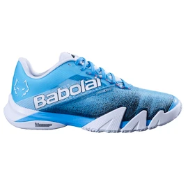 Încălțăminte padel pentru bărbați Babolat Jet Premura 2 Men Lebron Cyan Blue/White