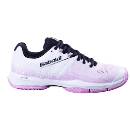 Încălțăminte padel pentru femei Babolat Sensa Women White/ Lilac