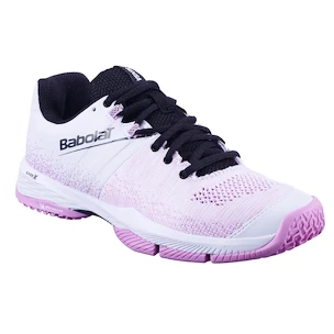 Încălțăminte padel pentru femei Babolat  Sensa Women White/ Lilac  EUR 39