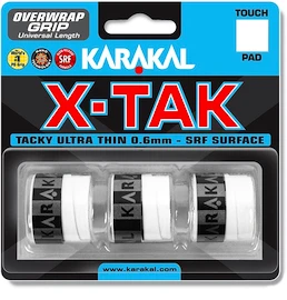 Înveliș superior Karakal X-Tak Overgrip 3er White