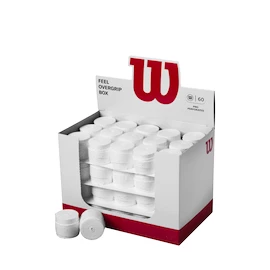 Înveliș superior Wilson Pro Overgrip Perforated White (60 Pack)