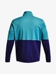 Jachetă pentru bărbați Under Armour  PIQUE TRACK JACKET-BLU