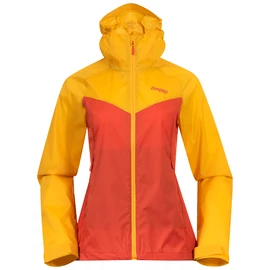 Jachetă pentru femei Bergans Microlight W Jacket Brick/Light Golden Yellow