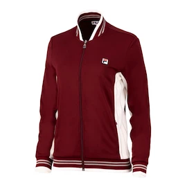 Jachetă pentru femei Fila Jacket Romy Cabernet/White Alyssum