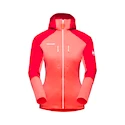 Jachetă pentru femei Mammut  Eiswand Advanced ML Hooded Jacket Barberry/Azalea M