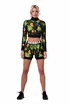 Jachetă pentru femei Nebbia Ocean Selected High-energy crop jacket 564 jungle green