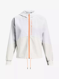 Jachetă pentru femei Under Armour Woven FZ Jacket-WHT