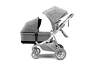 Leagăn Thule Sleek Bassinet Grey Melange