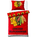 Lenjerie de pat Official Merchandise  NHL Chicago Blackhawks 140x200/70x90 cm