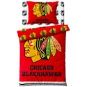 Lenjerie de pat Official Merchandise  NHL Chicago Blackhawks 140x200/70x90 cm