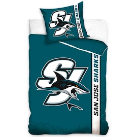 Lenjerie de pat Official Merchandise NHL San Jose Sharks Belt 140x200/70x90 cm