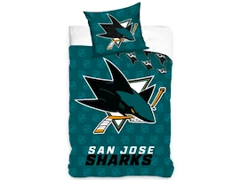 Lenjerie de pat Official Merchandise NHL San Jose Sharks Shields 135x200/80x80