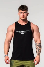 Maiou pentru bărbați Nebbia Gym Tank Top FLEXIN' Black