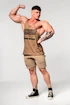 Maiou pentru bărbați Nebbia  Washed-off Oversized Stringer MAX OUT Light Brown