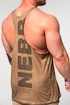 Maiou pentru bărbați Nebbia  Washed-off Oversized Stringer MAX OUT Light Brown