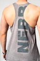 Maiou pentru bărbați Nebbia  Washed-off Oversized Stringer MAX OUT Light Grey