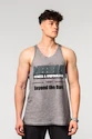 Maiou pentru bărbați Nebbia  Washed-off Oversized Stringer MAX OUT Light Grey