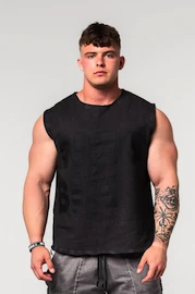 Maiou pentru bărbați Nebbia Washed-off Tank Top BEASTIN' Black