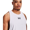 Maiou pentru bărbați Under Armour  BASELINE COTTON TANK White