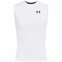 Maiou pentru bărbați Under Armour HeatGear Comp SL White