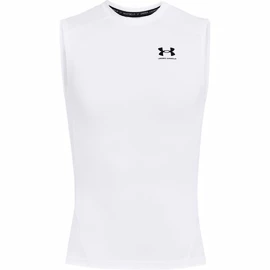 Maiou pentru bărbați Under Armour HeatGear Comp SL White