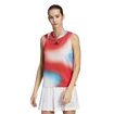 Maiou pentru femei adidas  Melbourne Printed Match Tank White/Red/Blue