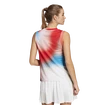 Maiou pentru femei adidas  Melbourne Printed Match Tank White/Red/Blue