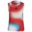 Maiou pentru femei adidas  Melbourne Printed Match Tank White/Red/Blue