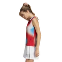 Maiou pentru femei adidas  Melbourne Printed Match Tank White/Red/Blue