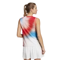 Maiou pentru femei adidas  Melbourne Printed Match Tank White/Red/Blue