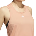 Maiou pentru femei adidas  Training 3-Stripes Tank Ambient Blush