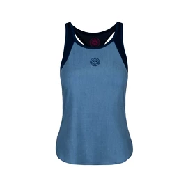 Maiou pentru femei BIDI BADU Amrei Jeans Tech Tank Dark Blue