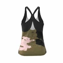 Maiou pentru femei BIDI BADU  Pure Wild Tank Olive/Dark Grey