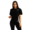 Maiou pentru femei GymBeam  Limitless Cropped T-shirt Black