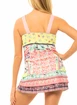 Maiou pentru femei Lucky in Love  Patch Me Tank w/Bra Melon