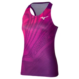 Maiou pentru femei Mizuno Charge Printed Tank Purple Magic