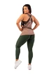 Maiou pentru femei Nebbia  Sleeveless Loose Cross Back Tank Top "Feeling Good" Brown