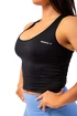 Maiou pentru femei Nebbia  Sporty Slim-Fit Crop Tank Top 422 black