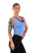 Maiou pentru femei Nebbia  Sporty Slim-Fit Crop Tank Top 422 light blue