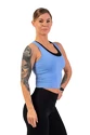 Maiou pentru femei Nebbia  Sporty Slim-Fit Crop Tank Top 422 light blue