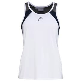 Maiou pentru fete Head Club 22 Tank Top Girls White/Dark Blue